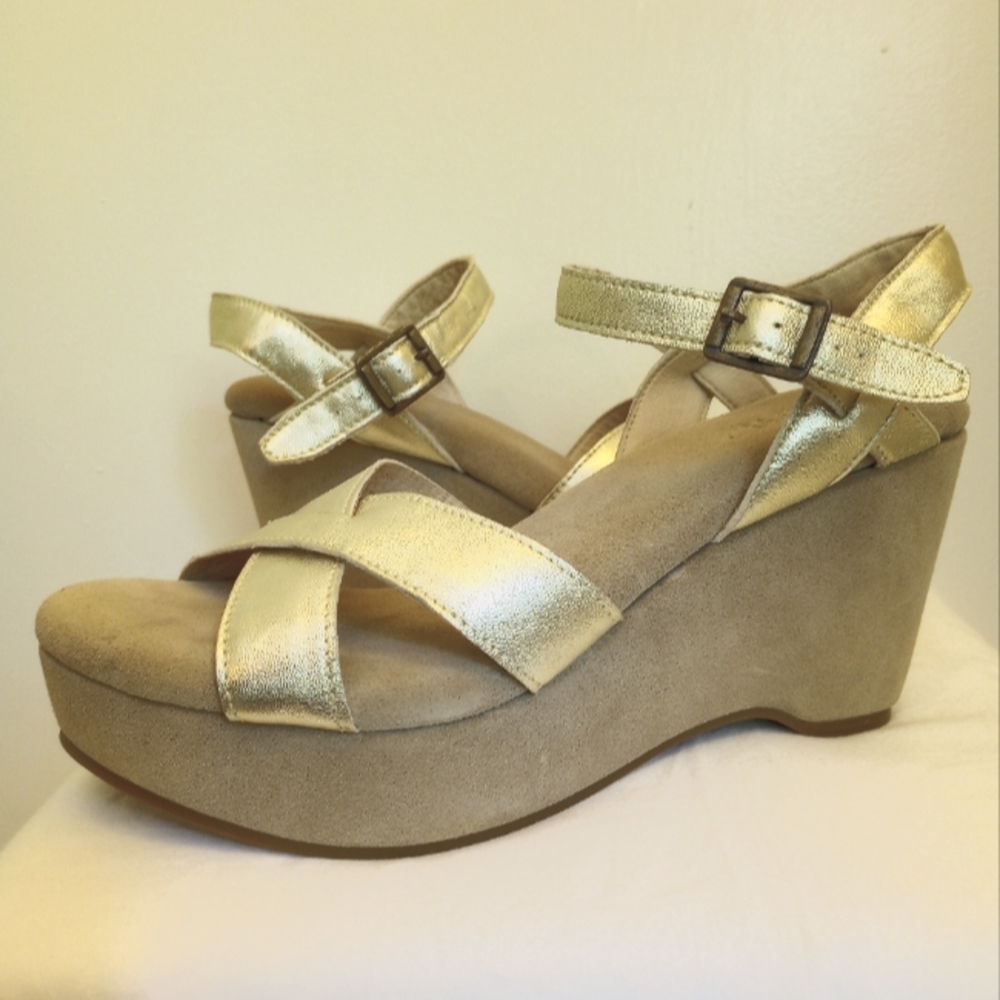 Gold Platform Sandals
